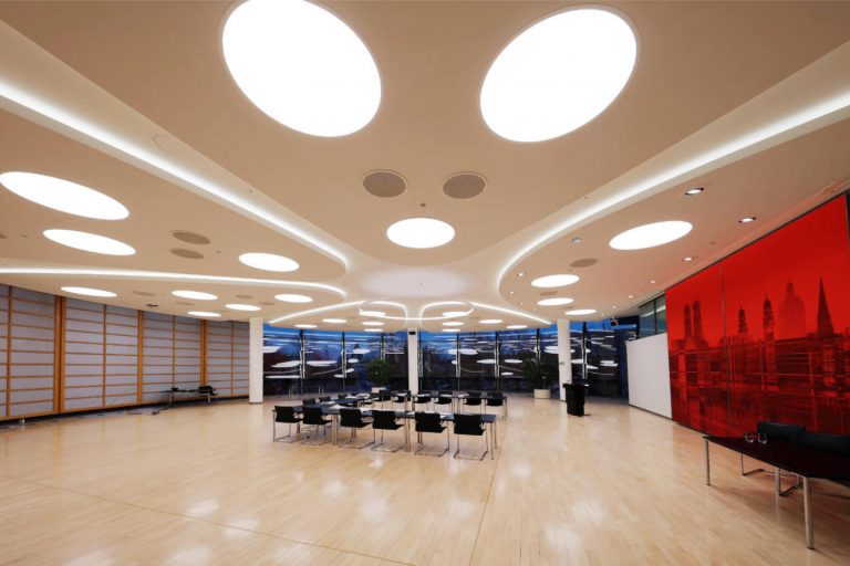 LED Deckenleuchten in der Deutschen Bundesbank München